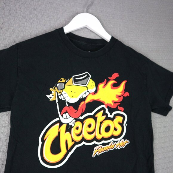 Cheetos Flaming Hot Cropped Tee Womens Small - Picture 4 of 6